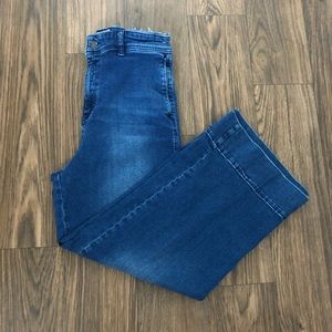 Vintage Free people jeans wide leg low